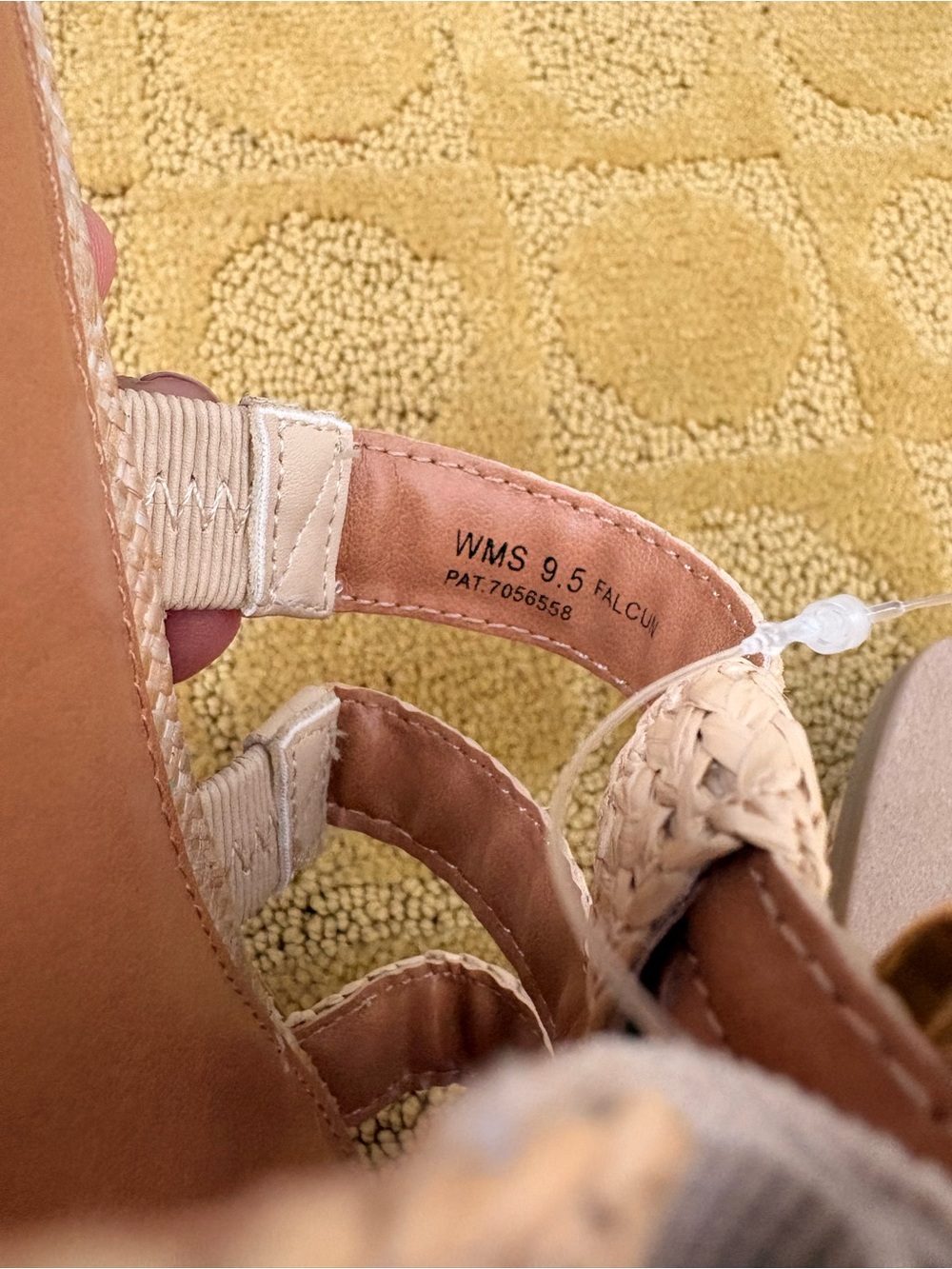 DV by Dolce Vita Natural Braided Strap Slide Sandals with Buckle - Picture 3 of 3